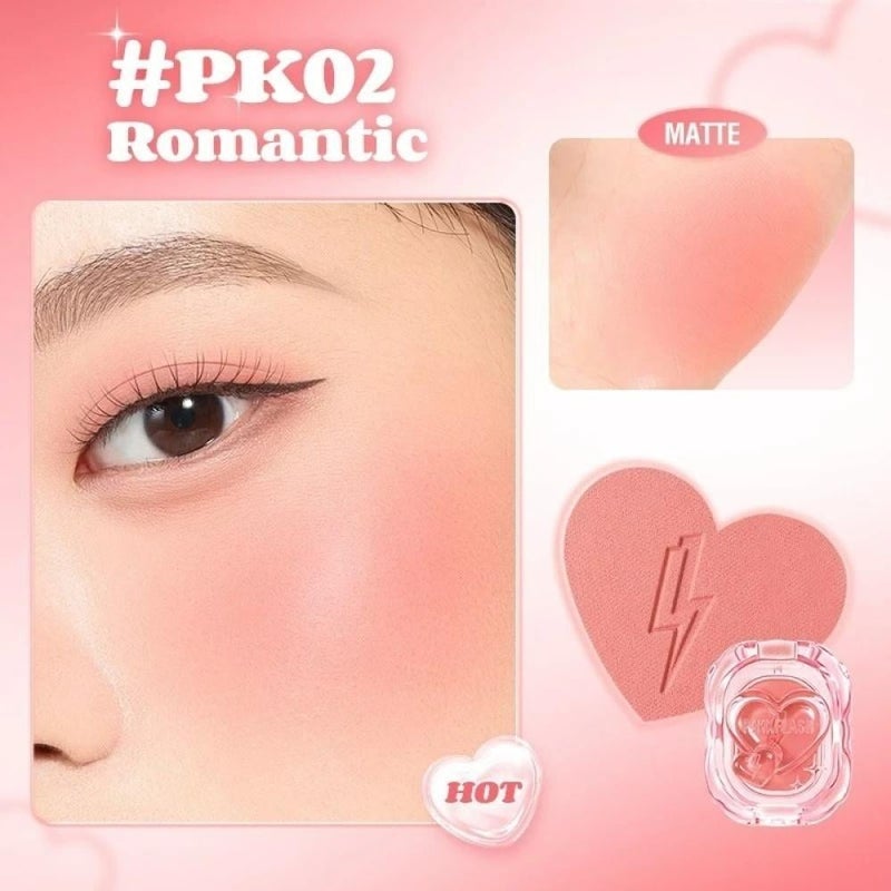 أحمر خدود مطفي وزن 1.5 جرام PK02 Matte